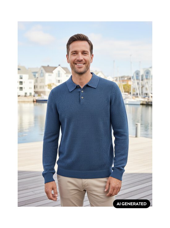Jack & Jones - JprBluRiley polo džemperis - INSIGNIA BLUE DETAIL:TWIST | Stockmann - photo 3
