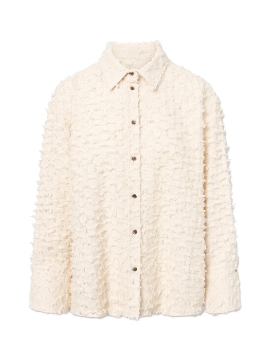 Rue de Tokyo - Seke Twill Fil De Coupe blūze - RAW WHITE | Stockmann - photo 1