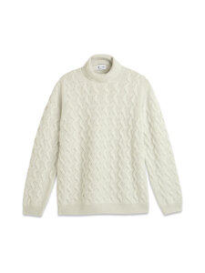 SAND Copenhagen - Id Modern Fit vilnas džemperis ar augstu apkakli - 010 OFF WHITE | Stockmann