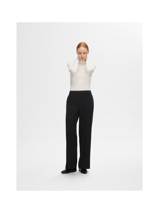 Selected - SlfEmma-Tara platu staru bikses - BLACK | Stockmann - photo 4