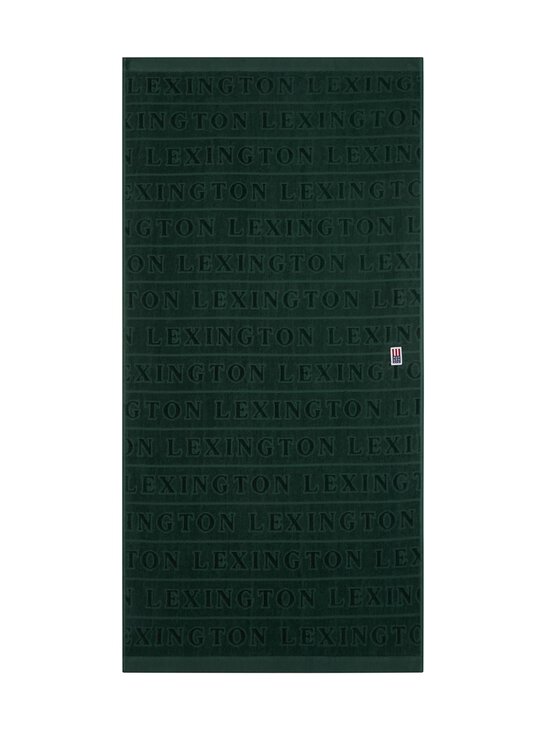 Lexington - Velour Logo Towel Set -pyyhepakkaus, 2 kpl - 8071 JUNIPER GREEN | Stockmann - photo 1