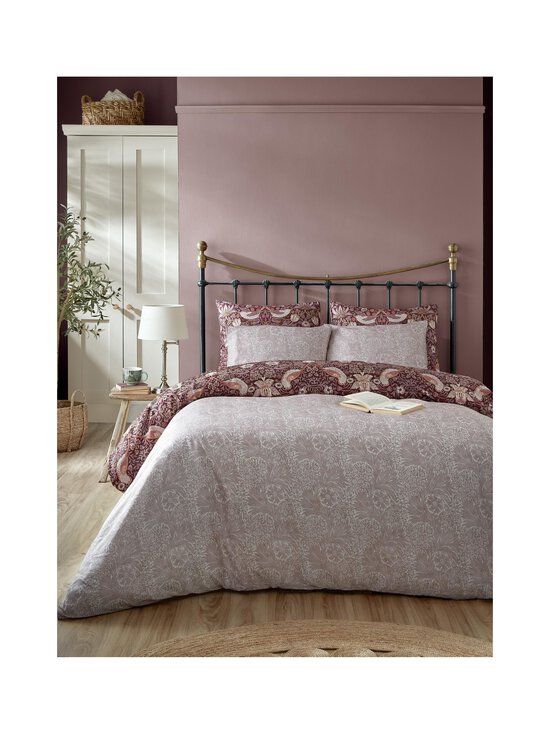 William Morris At Home - Satiinist voodipesukomplekt Strawberry Thief - 60 PLUM | Stockmann - photo 2