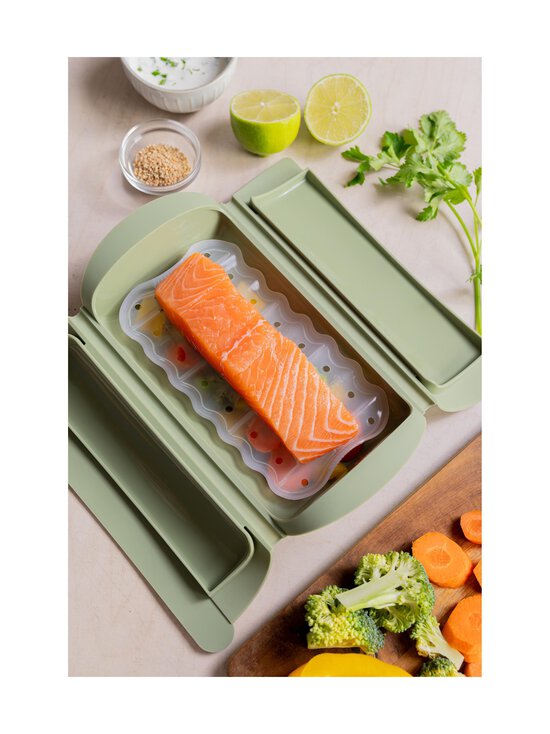 Lékué - Steam Cooker - höyrytysastia 2 annosta - GREEN | Stockmann - photo 5
