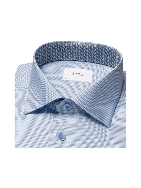 Eton - Slim Fit Semi Solid Effect Dobby -kauluspaita - 23 LIGHT BLUE - photo 4 Eton - Slim Fit Semi Solid Effect Dobby -kauluspaita - 23 LIGHT BLUE | Stockmann - photo 4