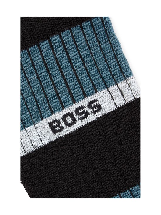 BOSS - Rib Stripe -sukat 2-pack - 445 TURQUOISE/AQUA - photo 2 BOSS - Rib Stripe -sukat 2-pack - 445 TURQUOISE/AQUA | Stockmann - photo 2