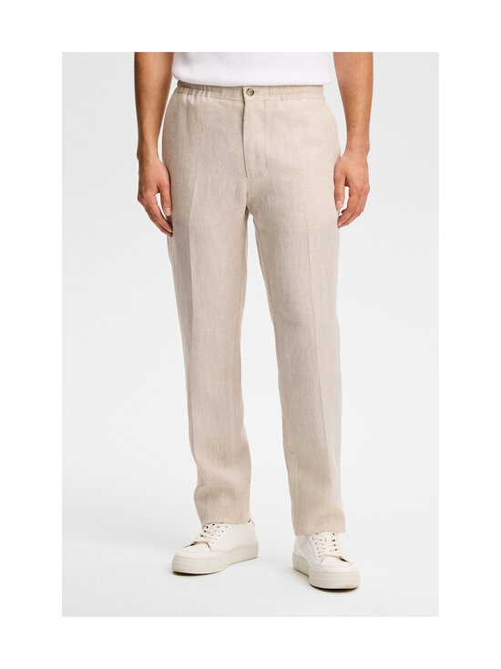 J.Lindeberg - Soren Drape -pellavahousut - U029 MOONBEAM | Stockmann - photo 2