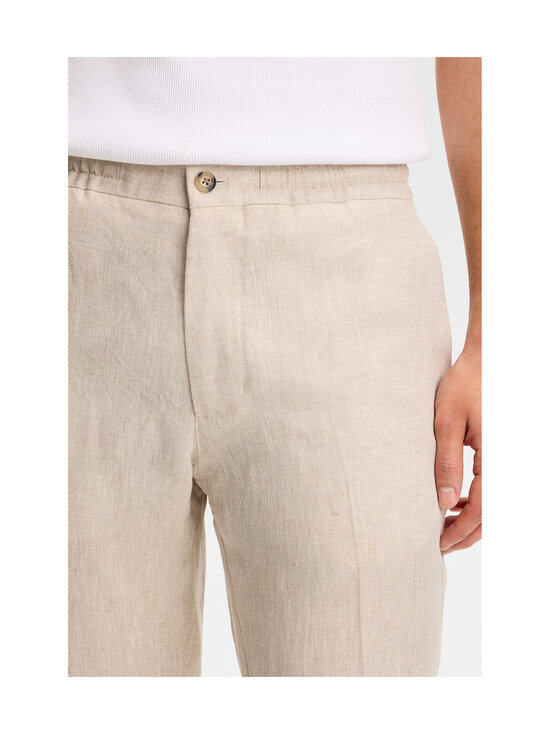 J.Lindeberg - Soren Drape -pellavahousut - U029 MOONBEAM | Stockmann - photo 5