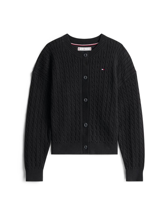 Tommy Hilfiger - Pīnīšu adījuma adīta jaka - BDS BLACK - photo 1 Tommy Hilfiger - Pīnīšu adījuma adīta jaka - BDS BLACK | Stockmann - photo 1