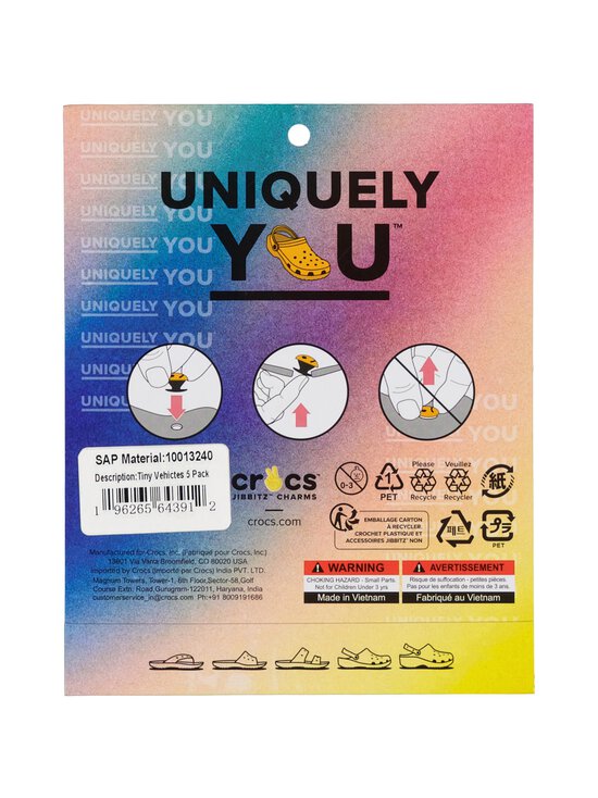 Crocs - Tiny Vehicle Jibbitz -korut 5 kpl - MULTICOLOR | Stockmann - photo 2
