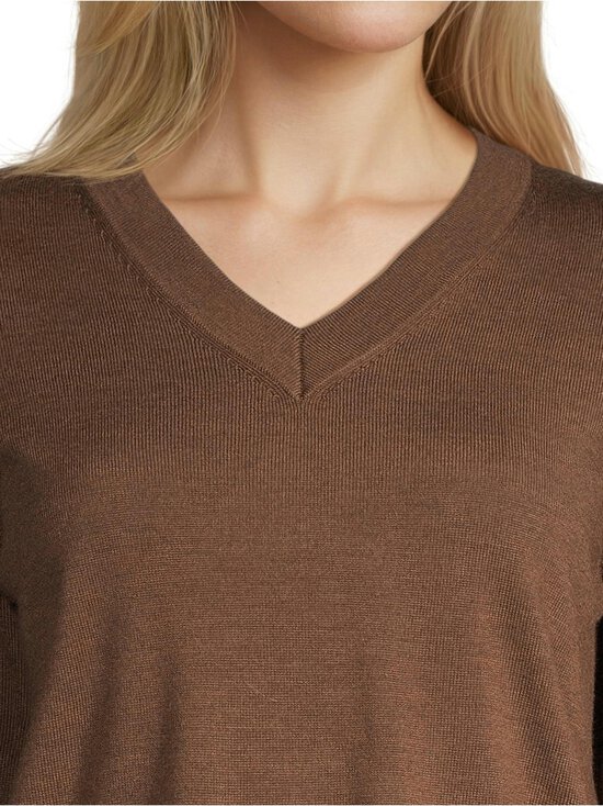 ESSENTIALS by Stockmann - Annie-merinoneulepusero - MID BROWN MEL 265528 | Stockmann - photo 4