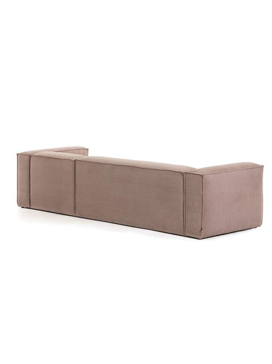 Kave Home - Blok-divaanisohva vaaleanpunainen vakosametti L 330 cm/oikea - PINK | Stockmann - photo 3