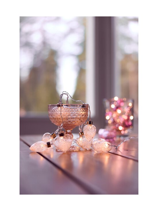 Airam - Glass Hearts -koristevalosarja - PINK | Stockmann - photo 3