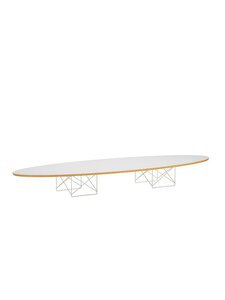 Vitra - Elliptical Table ETR -sohvapöytä valkoinen laminaatti / valkoinen L 227 cm - WHITE | Stockmann