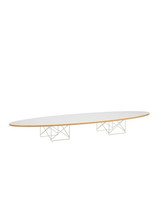 Vitra - Elliptical Table ETR -sohvapöytä valkoinen laminaatti / valkoinen L 227 cm - WHITE | Stockmann - photo 1