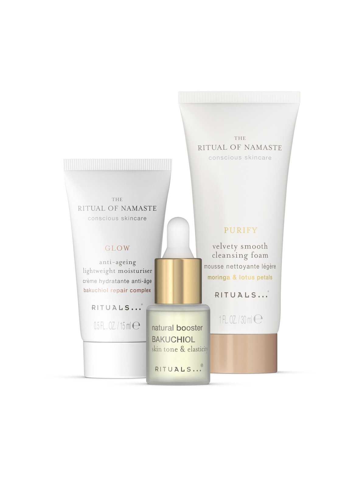 The ritual of namaste skin care set -ihonhoitopakkaus