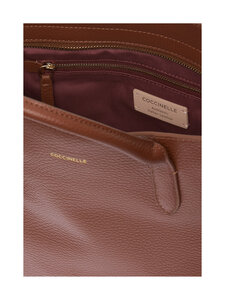 Coccinelle - Rebekka Handbag -nahkalaukku - W11 COGNAC | Stockmann