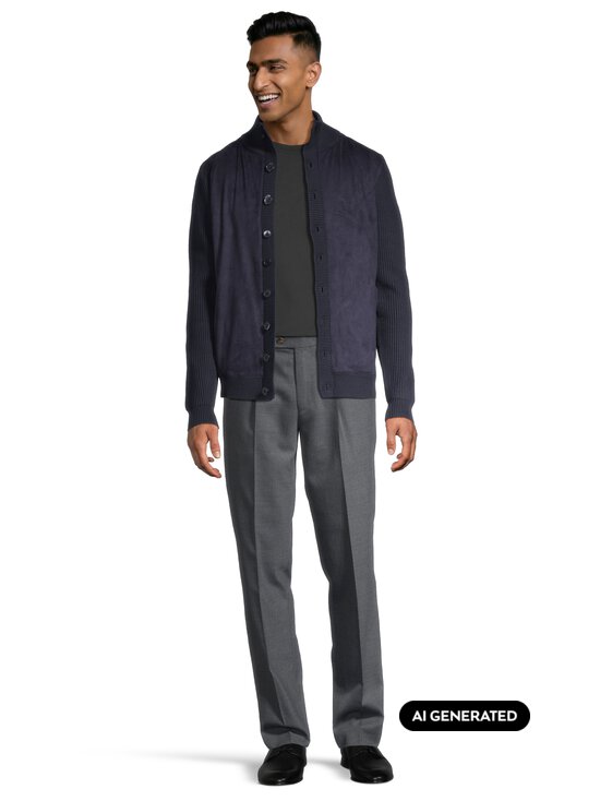 Stenströms - Buttoned Alcantara -hybridineuletakki - 180 NAVY | Stockmann - photo 4