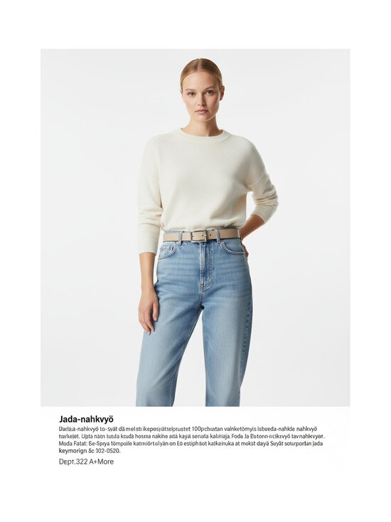 A+more - Jada-nahkavyö - BEIGE | Stockmann - photo 3
