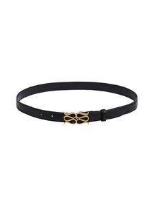 Malina - Monogram-nahkavyö - BLACK | Stockmann