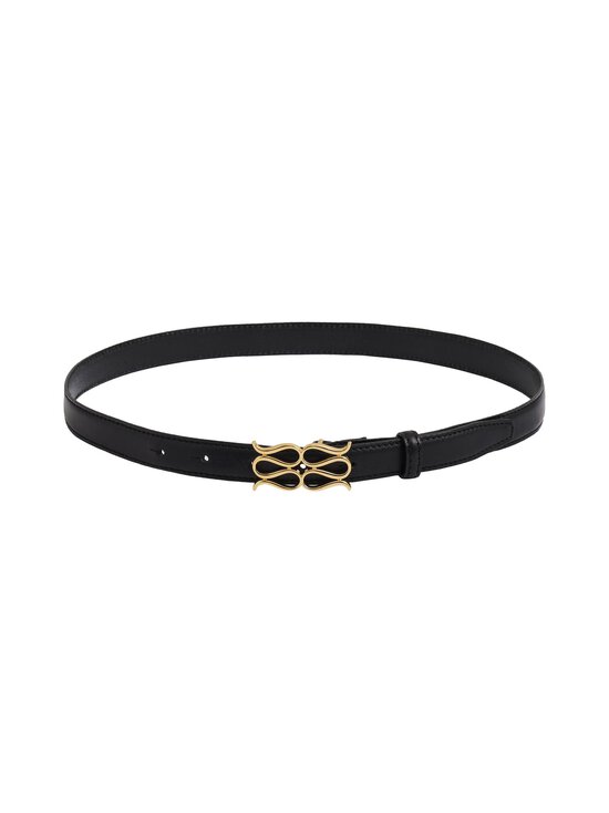 Malina - Monogram-nahkavyö - BLACK | Stockmann - photo 1