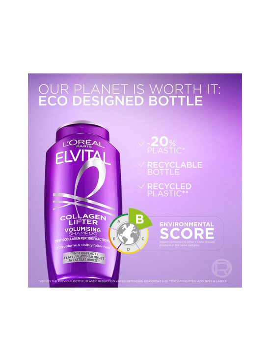 L'Oréal Paris - Elvital Collagen Lifter Shampoo, 400 ml - NO COL | Stockmann - photo 4