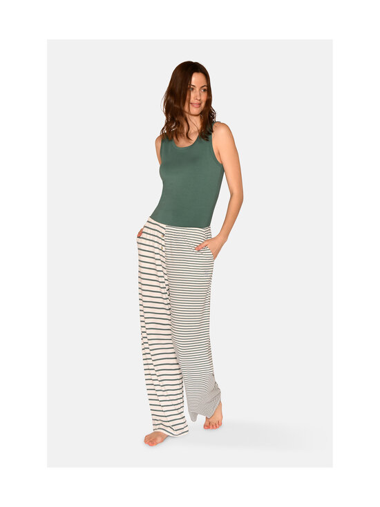 CCDK Copenhagen - Amy Loose -housut - 7059 SAGEBRUSH GREEN STRIPE | Stockmann - photo 3