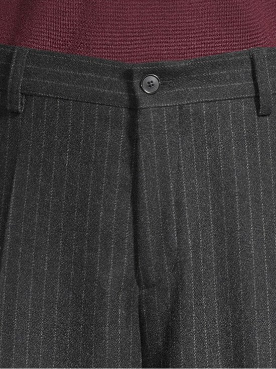Filippa K - Hector pinstripe -flanellihousut - NULL ANTHRACITE PINSTRIPE ANTHRACITE PINSTRIPE | Stockmann - photo 5