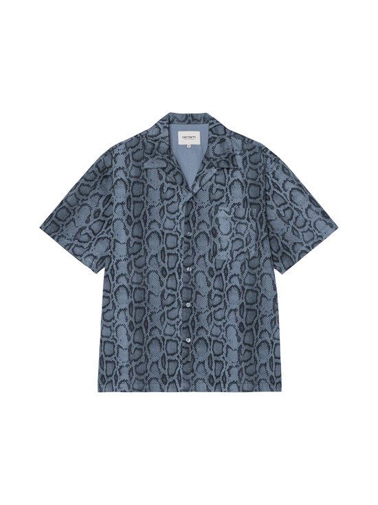 Carhartt WIP - Snake Camo -kauluspaita - 3QBGD SNAKE CAMO, VELVET BLUE /GARMENT DYED | Stockmann - photo 1