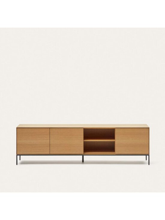 Kave Home - Vedrana-tv-taso tammi/musta 195 x 55 cm - BEIGE | Stockmann - photo 2