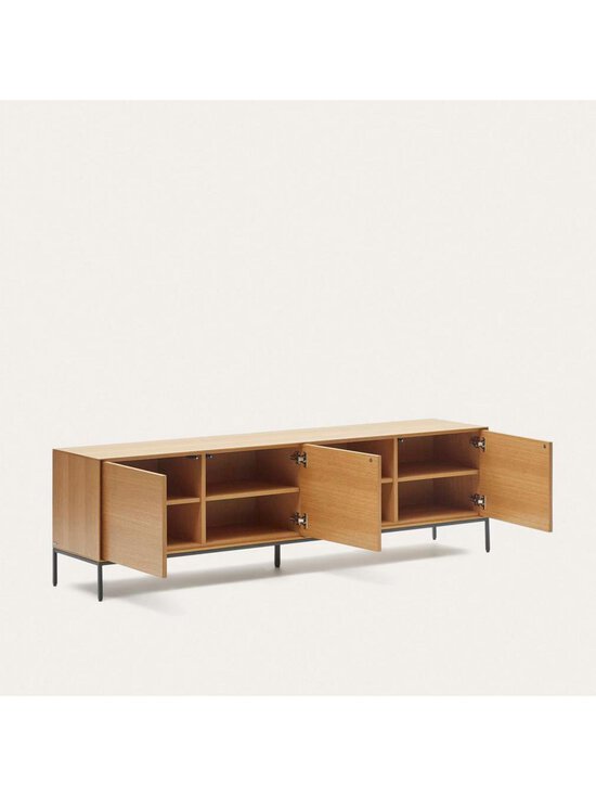 Kave Home - Vedrana-tv-taso tammi/musta 195 x 55 cm - BEIGE | Stockmann - photo 3