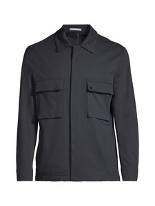 Michael Kors - Structured Perf Knit Overshirt -bleiseri - 411 NAVY | Stockmann