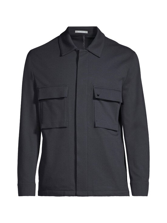 Michael Kors - Structured Perf Knit Overshirt -bleiseri - 411 NAVY | Stockmann - photo 1