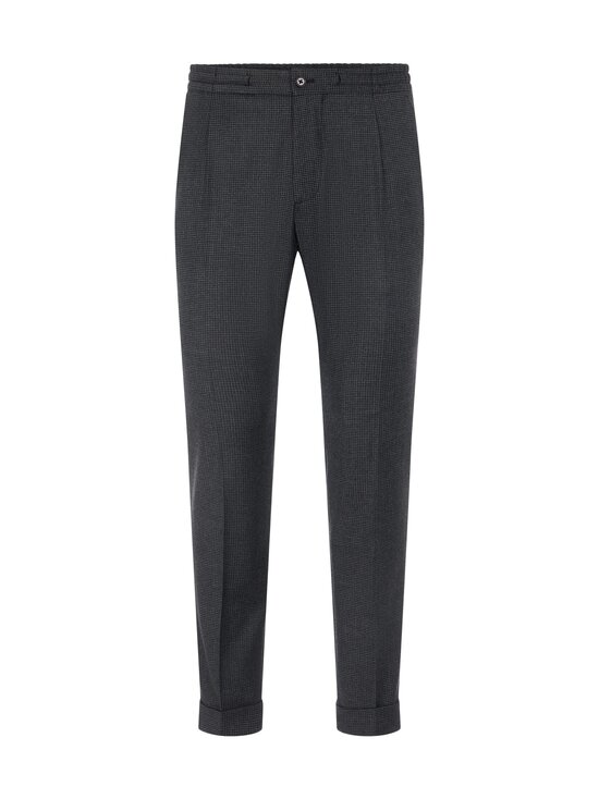 Sasha Pleated Houndtooth -housut