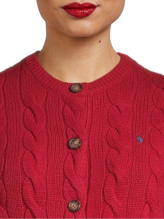 Polo Ralph Lauren - Villa-kashmirneuletakki - FIRESIDE RED | Stockmann - photo 4