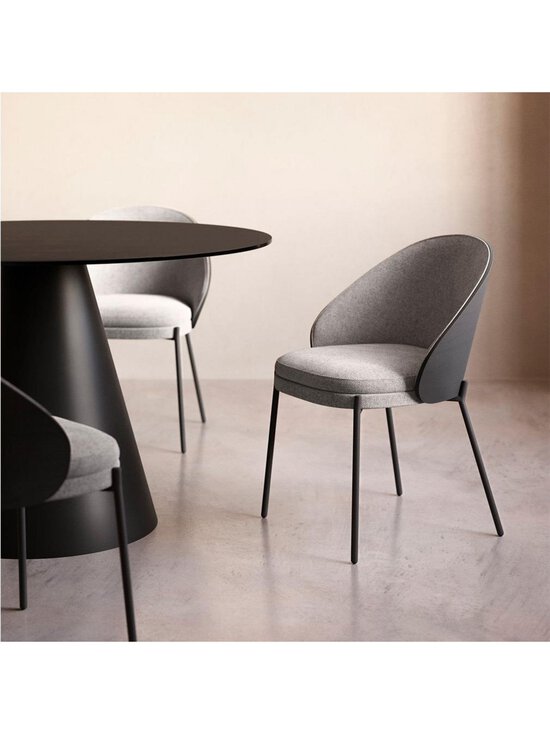 Kave Home - Eamy-tuoli vaaleanharmaa / musta - BLACK | Stockmann - photo 6
