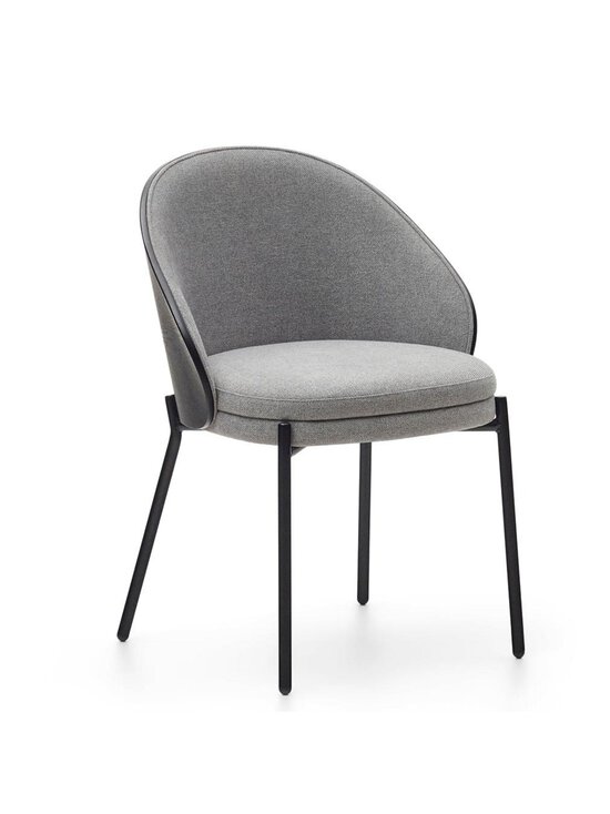 Kave Home - Eamy-tuoli vaaleanharmaa / musta - BLACK | Stockmann - photo 1