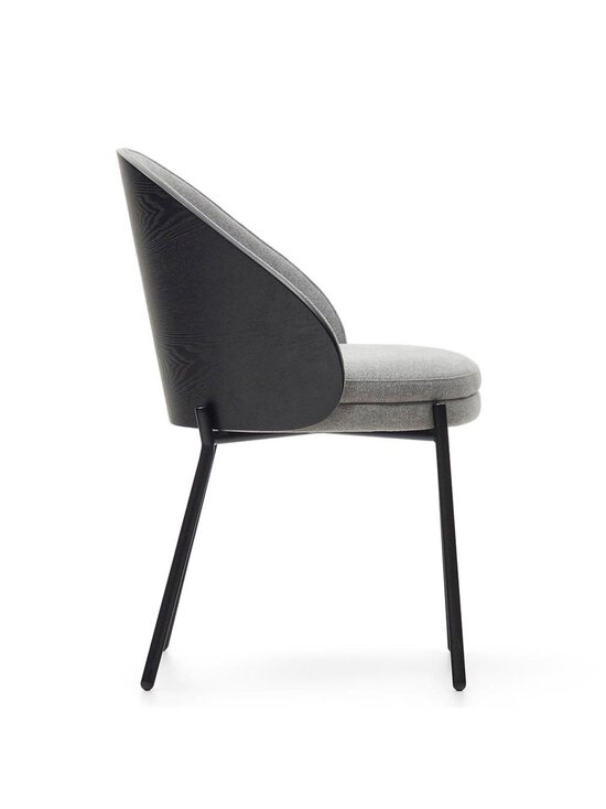 Kave Home - Eamy-tuoli vaaleanharmaa / musta - BLACK | Stockmann - photo 2