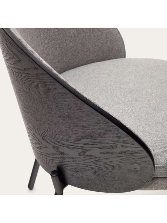 Kave Home - Eamy-tuoli vaaleanharmaa / musta - BLACK | Stockmann - photo 3
