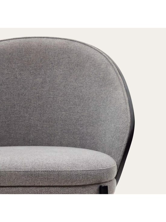 Kave Home - Eamy-tuoli vaaleanharmaa / musta - BLACK | Stockmann - photo 5