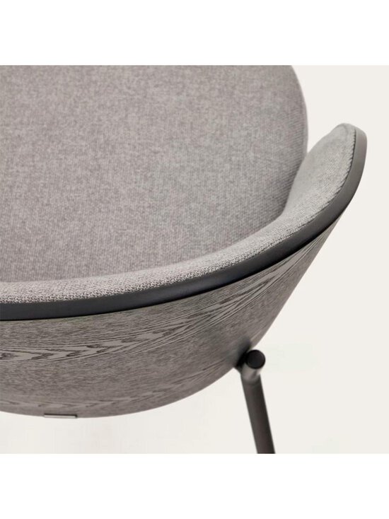 Kave Home - Eamy-tuoli vaaleanharmaa / musta - BLACK | Stockmann - photo 4