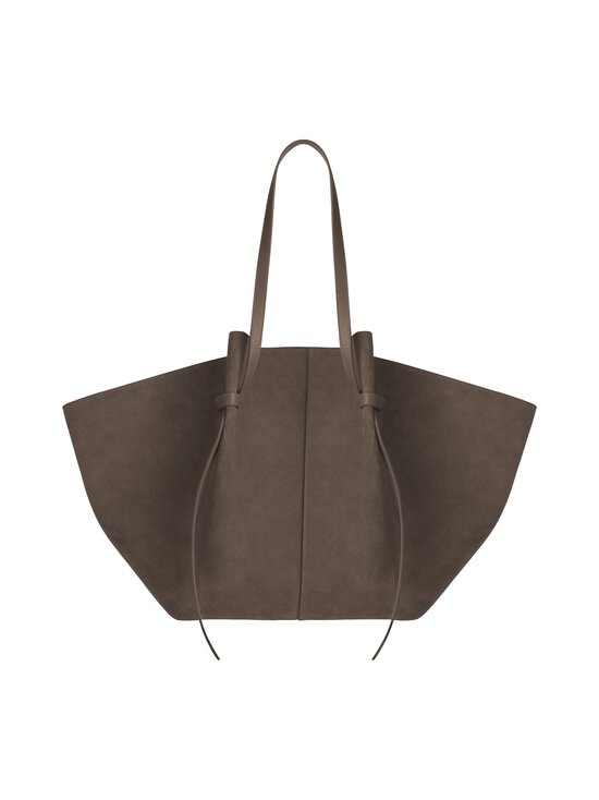 YUZEFI - XL Mochi Suede -nahkalaukku - TAUPE | Stockmann - photo 1