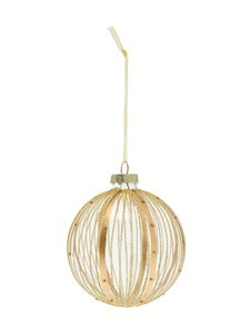 Villa Stockmann - Stikla Ziemassvētku eglītes bumba - GOLD Villa Stockmann - Stikla Ziemassvētku eglītes bumba - GOLD | Stockmann