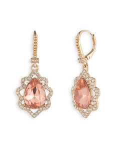 Marchesa - Mermaida Single Pear Drop auskari - GLD/PEACH | Stockmann