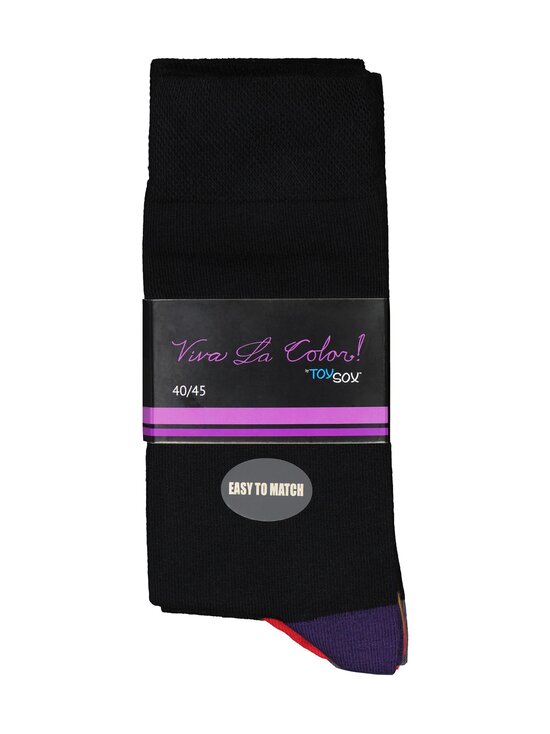 MJS - Viva Colour zeķes, 5 pāri - BLACK BLACK | Stockmann - photo 2