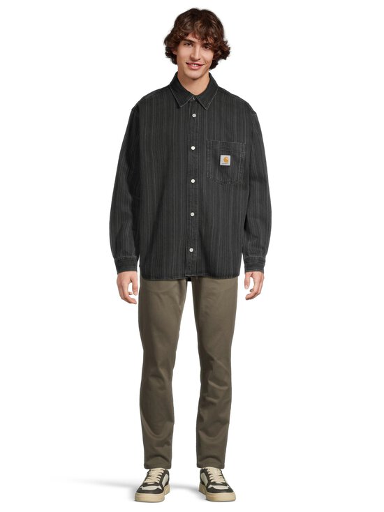 Carhartt WIP - Rylan Hampton Denim -paita - 32I06 RYLAN STRIPE, BLACK, STONE WASHED - photo 2 Carhartt WIP - Rylan Hampton Denim -paita - 32I06 RYLAN STRIPE, BLACK, STONE WASHED | Stockmann - photo 2