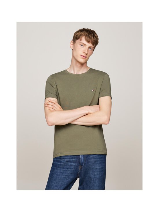 Tommy Hilfiger - Stretch Slim Fit t-krekls - PLI BATTLE GREEN | Stockmann - photo 4