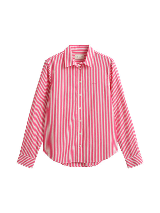 GANT - Classic Poplin Striped -paita - 661 BRIGHT FUSCHIA | Stockmann - photo 1