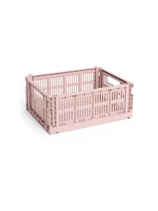 HAY - Colour Crate Medium -säilytyslaatikko 26,5 x 34,5 x 14 cm - BLUSH | Stockmann