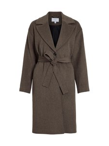 Vila - Vilinse Belted -villasekoitetakki - CHOCOLATE CHIP DETAIL:MELANGE | Stockmann