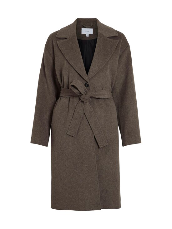 Vila - Vilinse Belted -villasekoitetakki - CHOCOLATE CHIP DETAIL:MELANGE - photo 1 Vila - Vilinse Belted -villasekoitetakki - CHOCOLATE CHIP DETAIL:MELANGE | Stockmann - photo 1